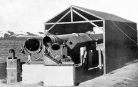 Instrumente bei der Sonnenfinsternis-Expedition